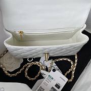 Chanel 22B Mini CF handle white bag - 3