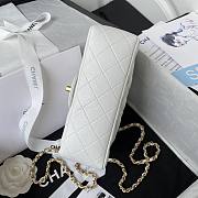 Chanel 22B Mini CF handle white bag - 4