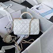 Chanel 22B Mini CF handle white bag - 6