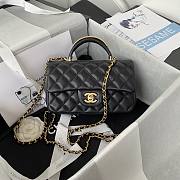 Chanel 22B Mini CF handle black bag - 1