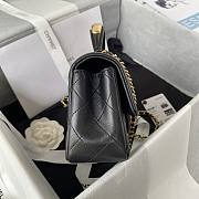 Chanel 22B Mini CF handle black bag - 2