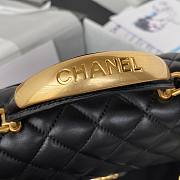 Chanel 22B Mini CF handle black bag - 3