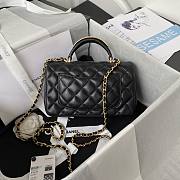 Chanel 22B Mini CF handle black bag - 5