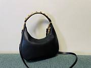 Valentino Garavani Black VLogo Hobo Bag - 4