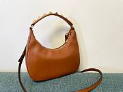 Valentino Garavani Brown VLogo Hobo Bag - 3