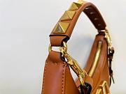 Valentino Garavani Brown VLogo Hobo Bag - 4