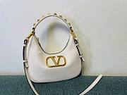 Valentino Garavani White VLogo Hobo Bag - 1