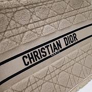 Dior Book Tote Beige Cannage Shearling 42cm - 6