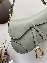 Dior Saddle Oblique Gray 26cm - 4