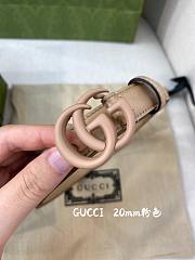 Gucci beige 2cm belt - 5