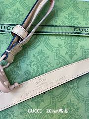 Gucci beige 2cm belt - 2