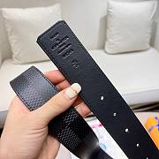 Louis Vuitton Blue logo 4cm belt - 5