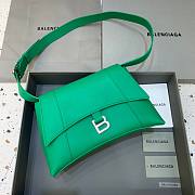 Balenciaga Downtown green shoulder bag - 1