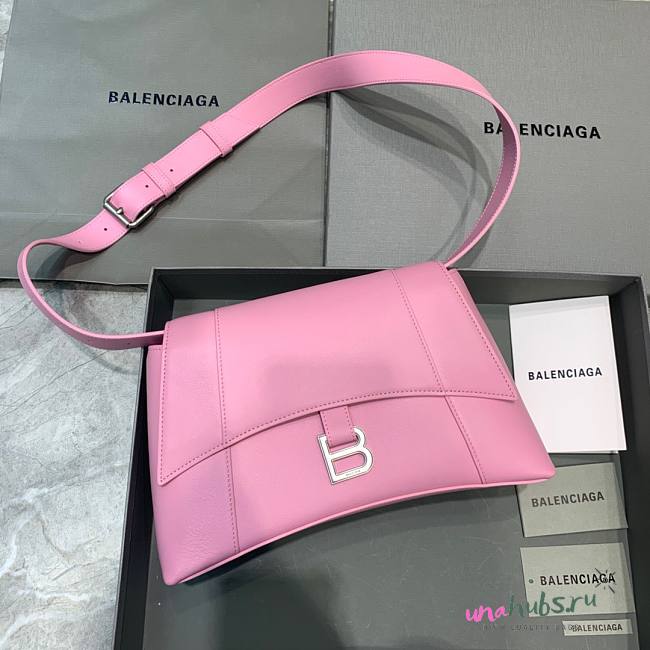 Balenciaga Downtown pink shoulder bag - 1