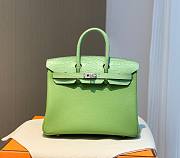 Hermes togo green mint crocodile 25cm - 1