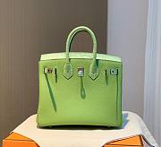 Hermes togo green mint crocodile 25cm - 4