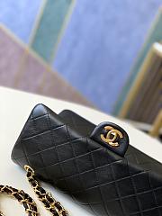 Chanel vintage medium flap bag gold hardware - 2