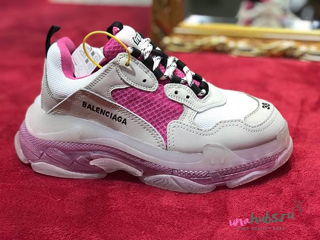 Balenciaga Triple S Pink Sneaker - 1