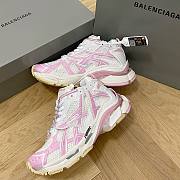 Balenciaga runner light pink sneaker - 4