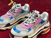 Balenciaga triple S pink + blue - 2