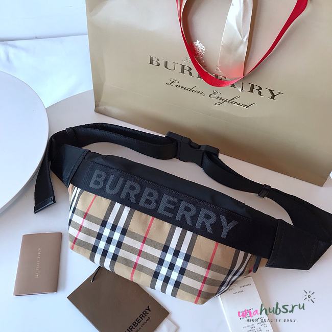 Burberry canvas bumbag - 1