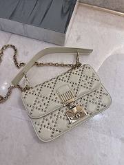 Dior Lucky Addict white chain bag - 6