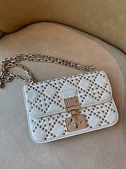 Dior Lucky Addict white chain bag - 5