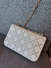 Dior Lucky Addict white chain bag - 2