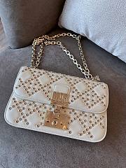 Dior Lucky Addict white chain bag - 3