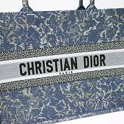 Dior Book Tote Embroidery Denim Effect 36cm Bag - 2