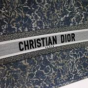 Dior Book Tote Embroidery Denim Effect 41cm Bag - 2