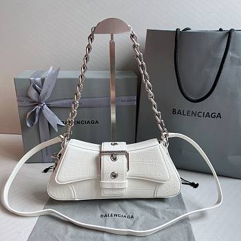 Balenciaga Lindsay white shoulder bag 