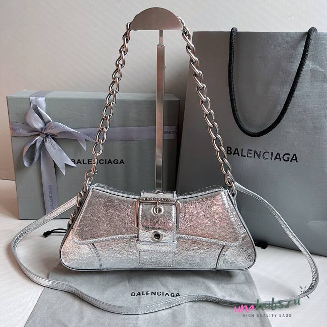 Balenciaga Lindsay silver shoulder bag - 1