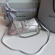 Balenciaga Lindsay silver shoulder bag - 4