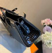 Hermes Kelly crocodile gray leather 25 bag - 3