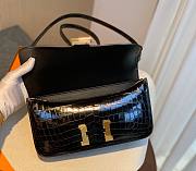 Hermes Shiny Crocodile Constance Black Bag - 4