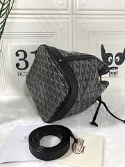 Goyard bucket black leather bag - 6