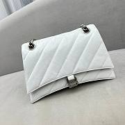 Balenciaga Crush chain-strap white shoulder bag - 5