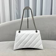 Balenciaga Crush chain-strap white shoulder bag - 3