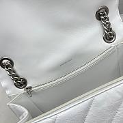 Balenciaga Crush chain-strap white shoulder bag - 2