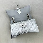 Balenciaga Crush small chain-strap silver shoulder bag - 5