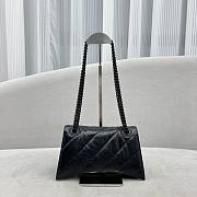 Balenciaga Crush small chain-strap black shoulder bag - 6