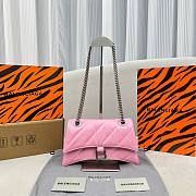 Balenciaga Crush small chain strap pink bag - 1