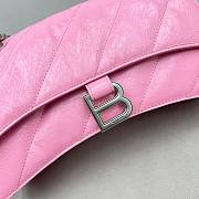 Balenciaga Crush small chain strap pink bag - 6