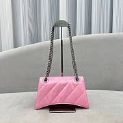 Balenciaga Crush small chain strap pink bag - 5