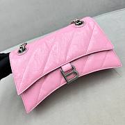 Balenciaga Crush small chain strap pink bag - 4