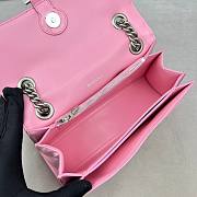 Balenciaga Crush small chain strap pink bag - 2