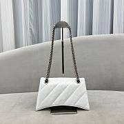 Balenciaga Crush small chain-strap white shoulder bag - 2