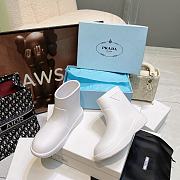 Prada rubber white boots - 6