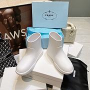 Prada rubber white boots - 3